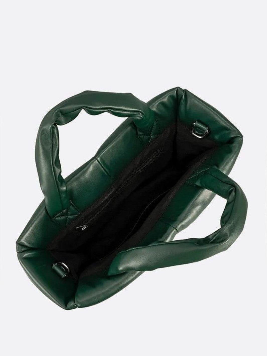 Bolso tote acolchado rectangular