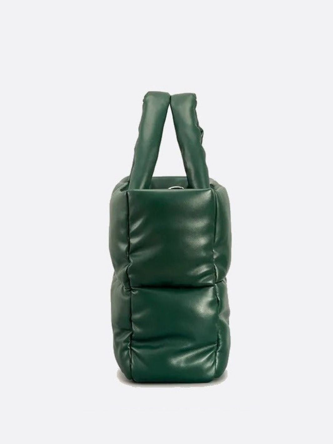 Bolso tote acolchado rectangular