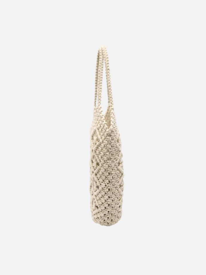 Bolso grande de macramé