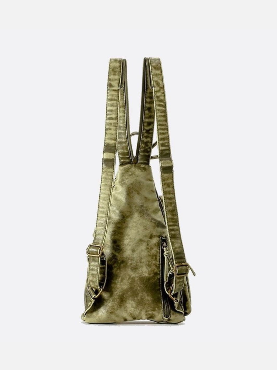 Mochila de cuero suave