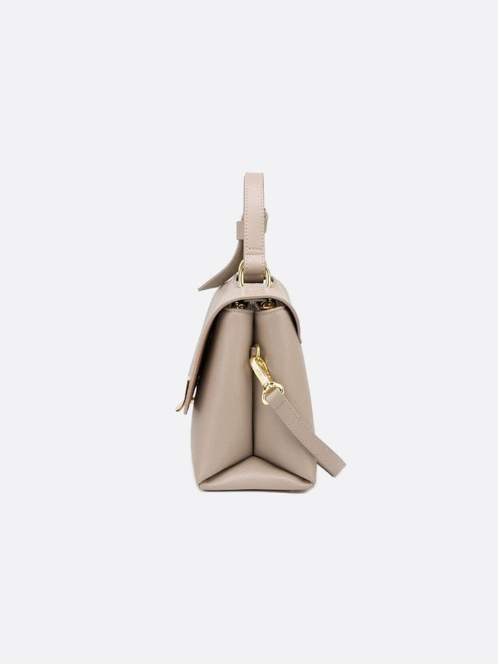 Bolso trapecio de piel 