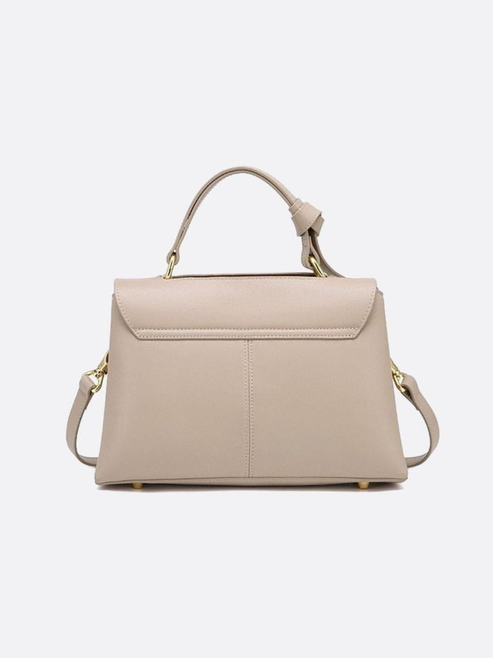 Bolso trapecio de piel 