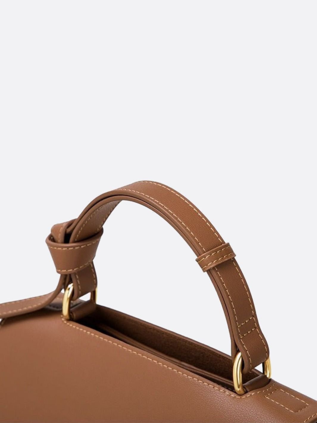 Bolso trapecio de piel 