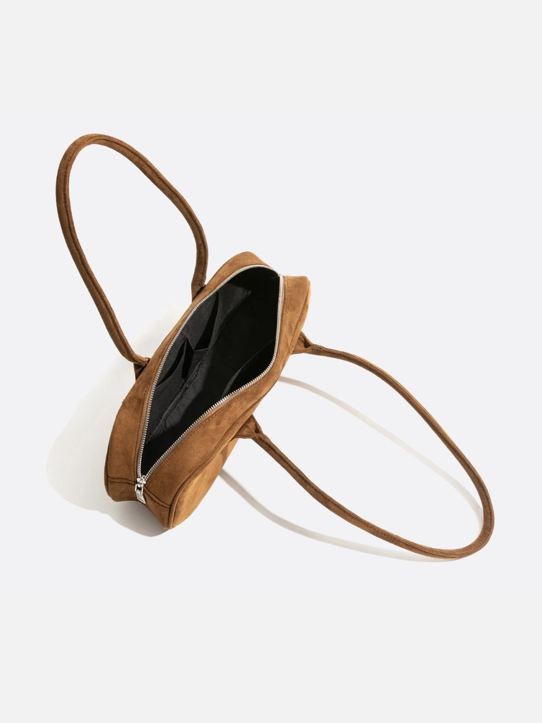 Bolso baguette de ante