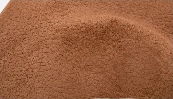 Bolso de hombro de piel