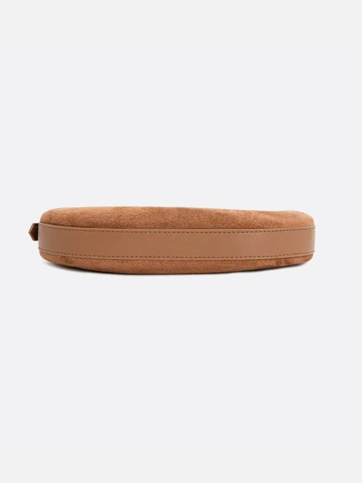Bolso de hombro de piel