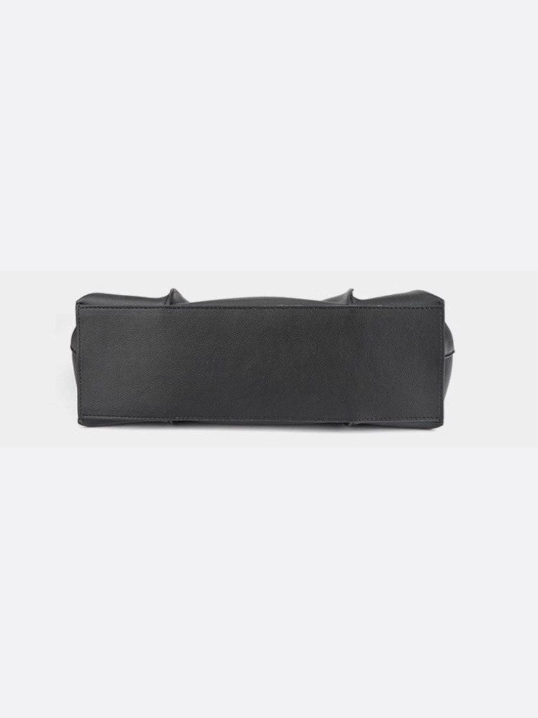 Bolso tote de piel con bolsillo extraíble