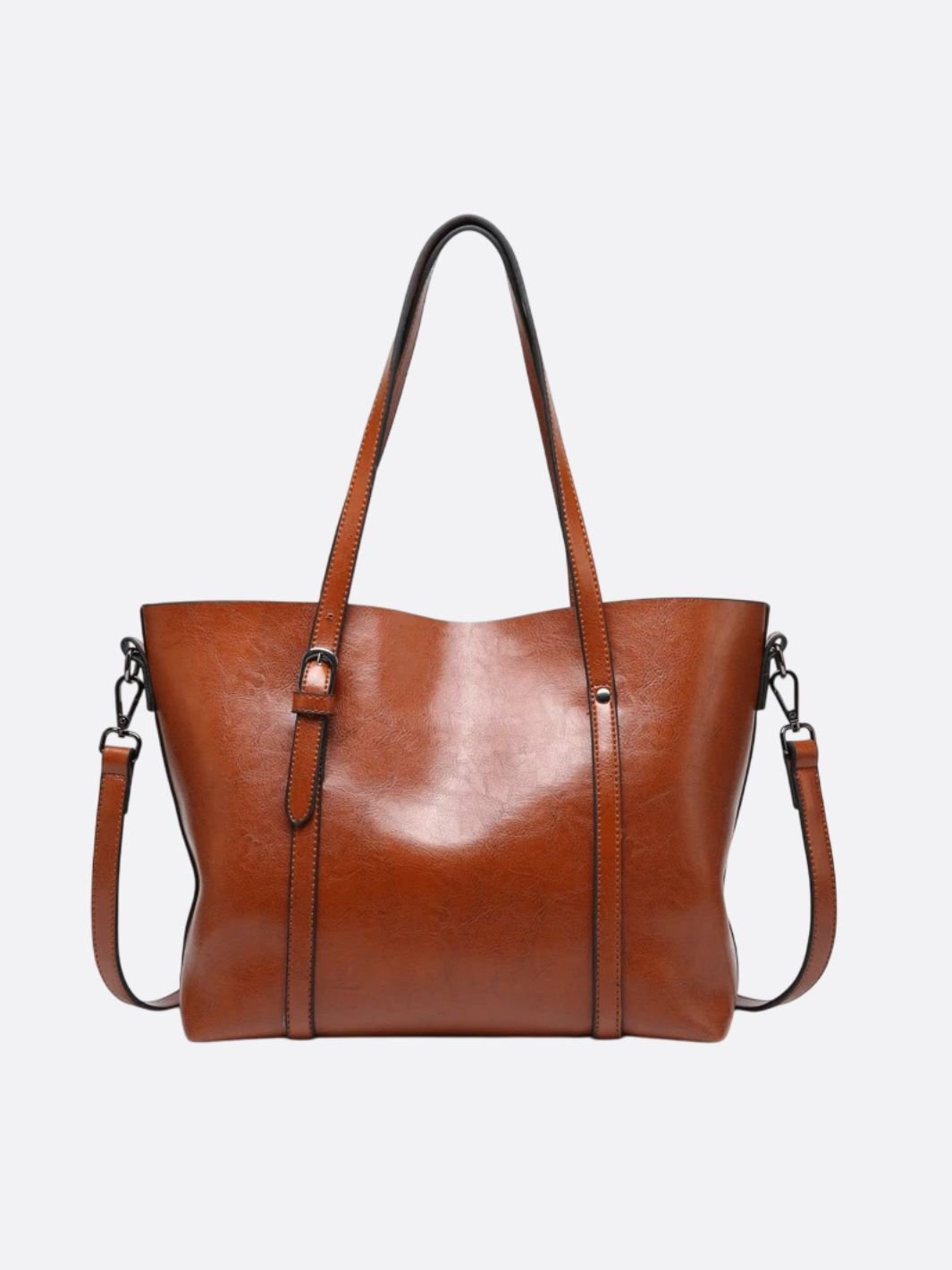 Bolso tote de cuero