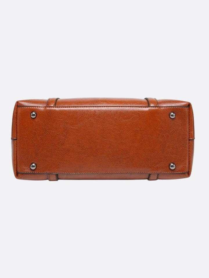 Bolso tote de cuero