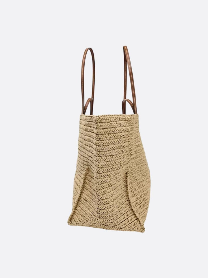 Bolso tote de rafia