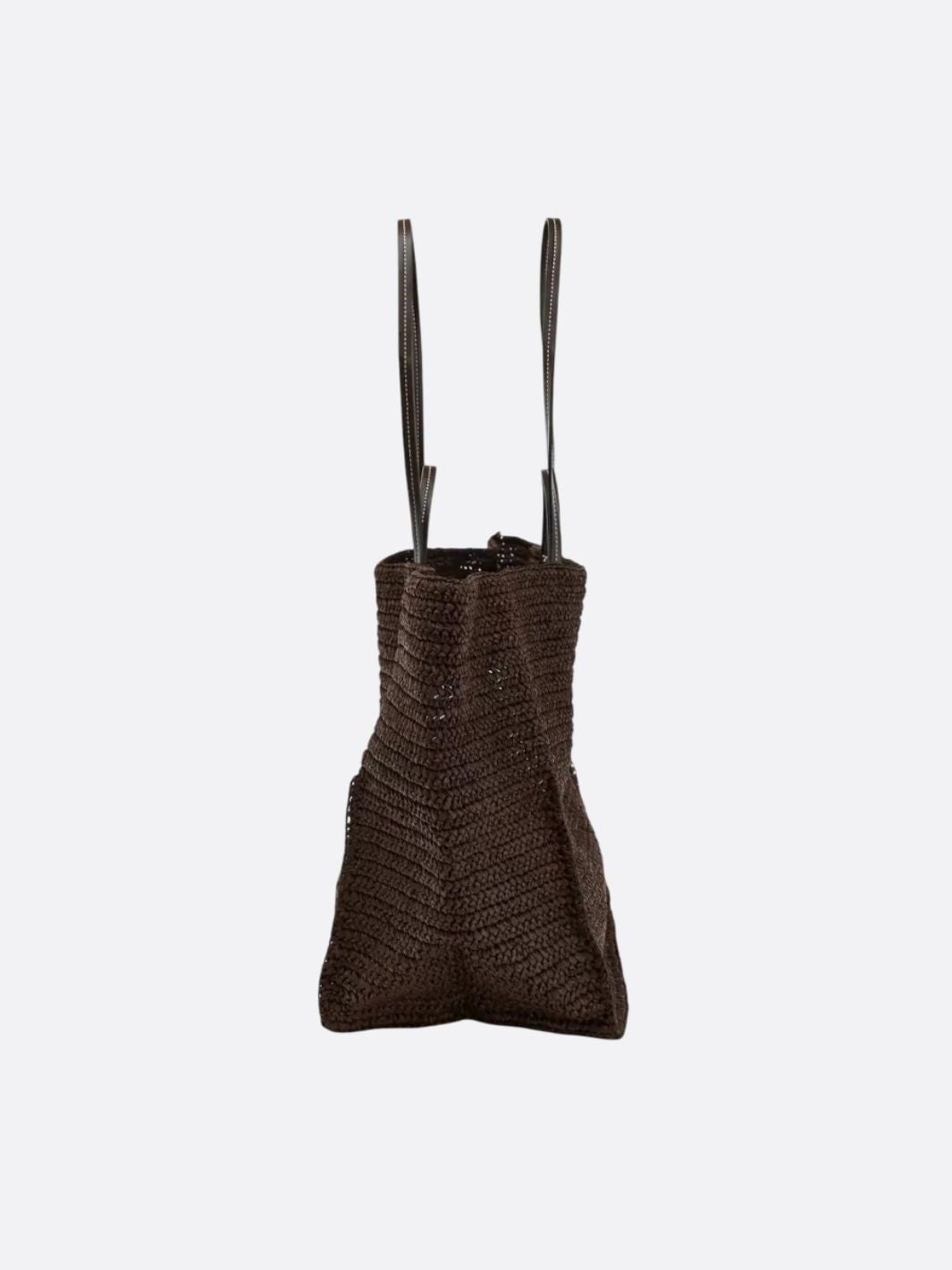 Bolso tote de rafia