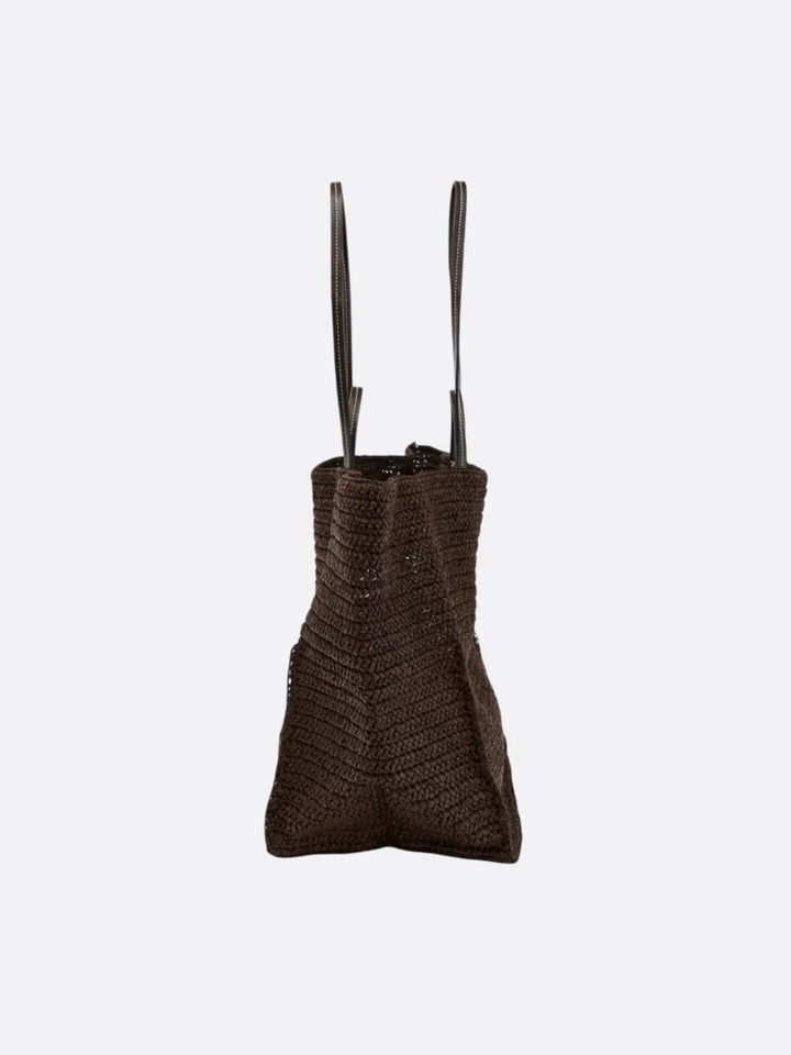 Bolso tote de rafia