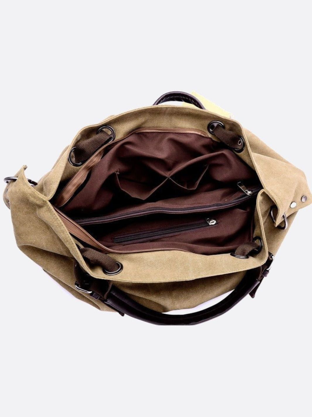 Bolso tote grande de lona