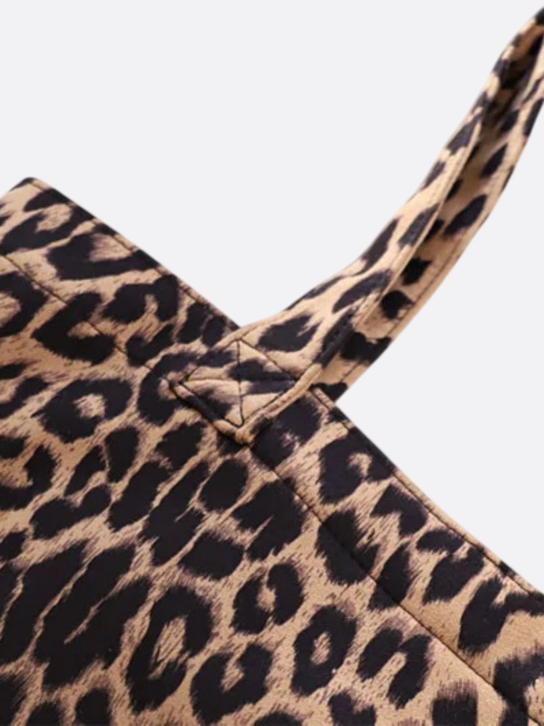 bolso tote leopardo