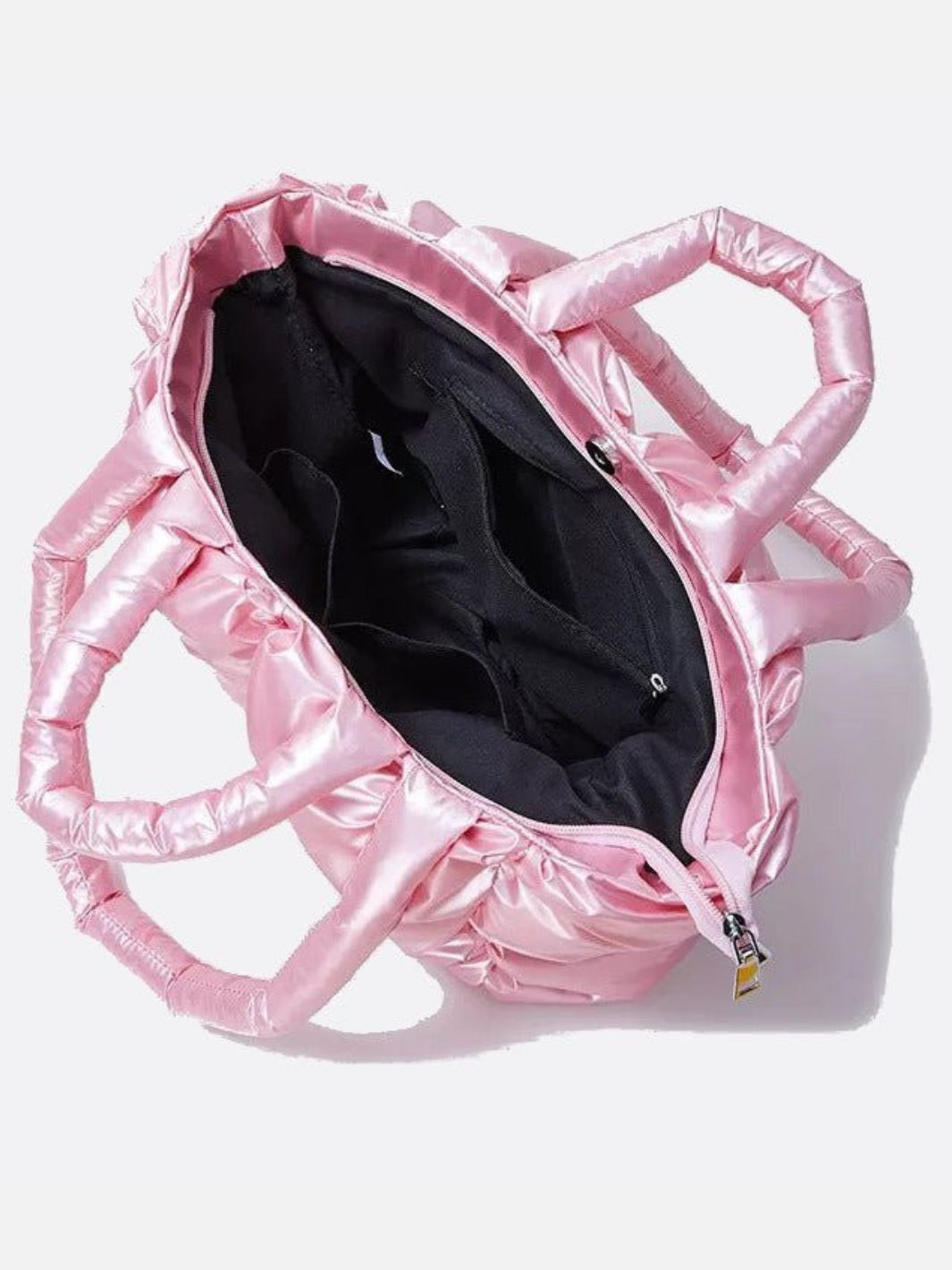Bolso tote metalizado