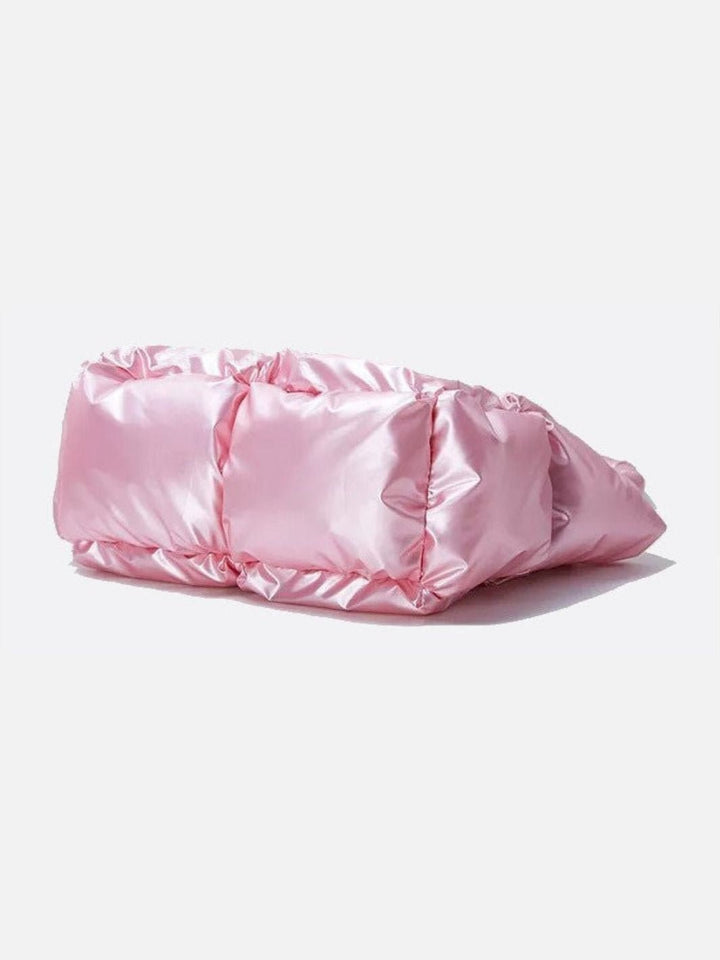 Bolso tote metalizado
