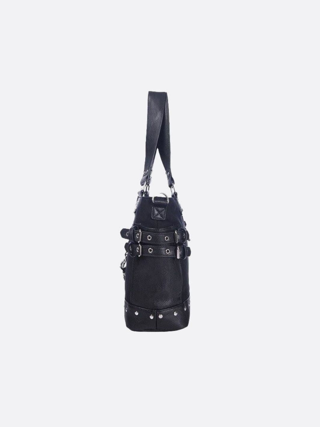 Bolso tote de lona negro