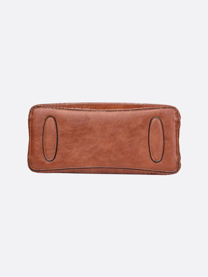 Bolso de piel de cocodrilo