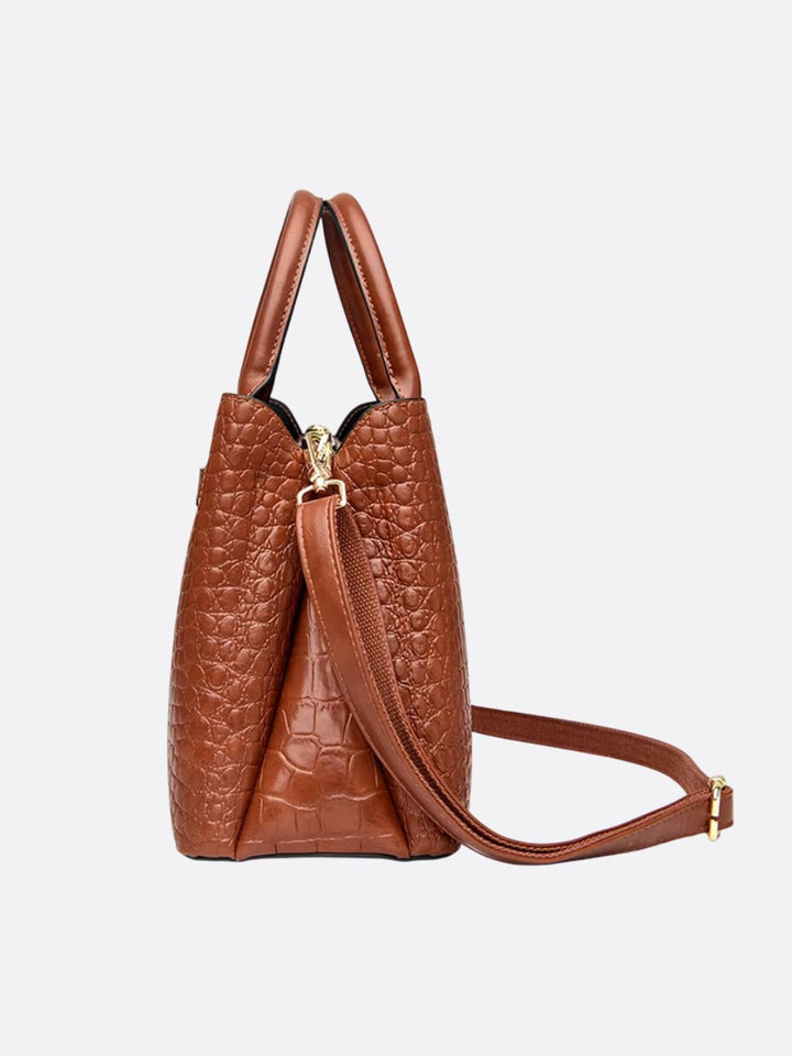Bolso de piel de cocodrilo