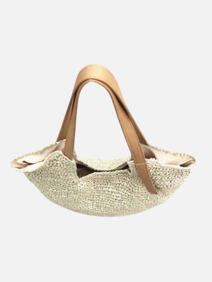 Bolsa de playa de paja