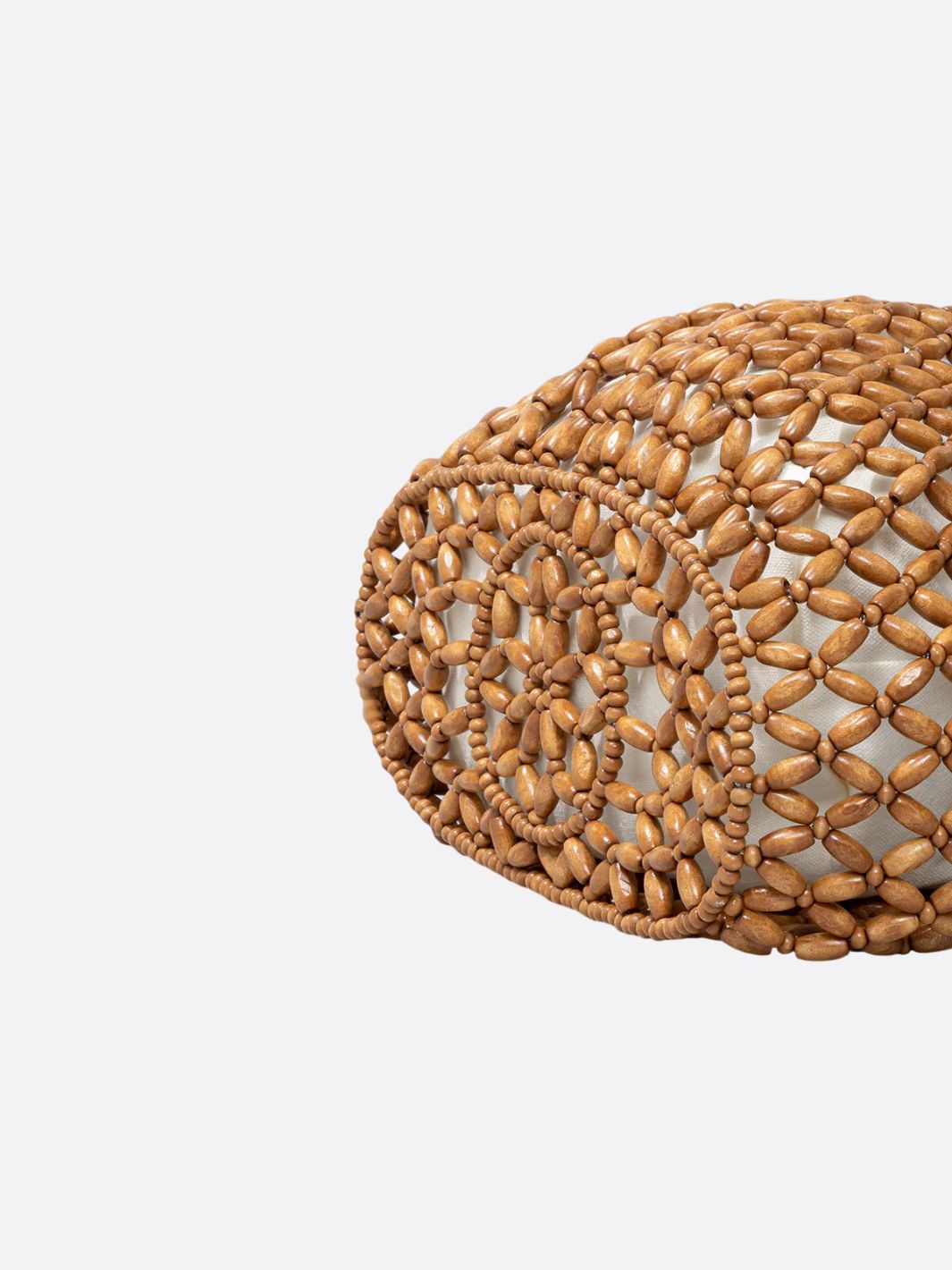 Bolso de mano con perlas