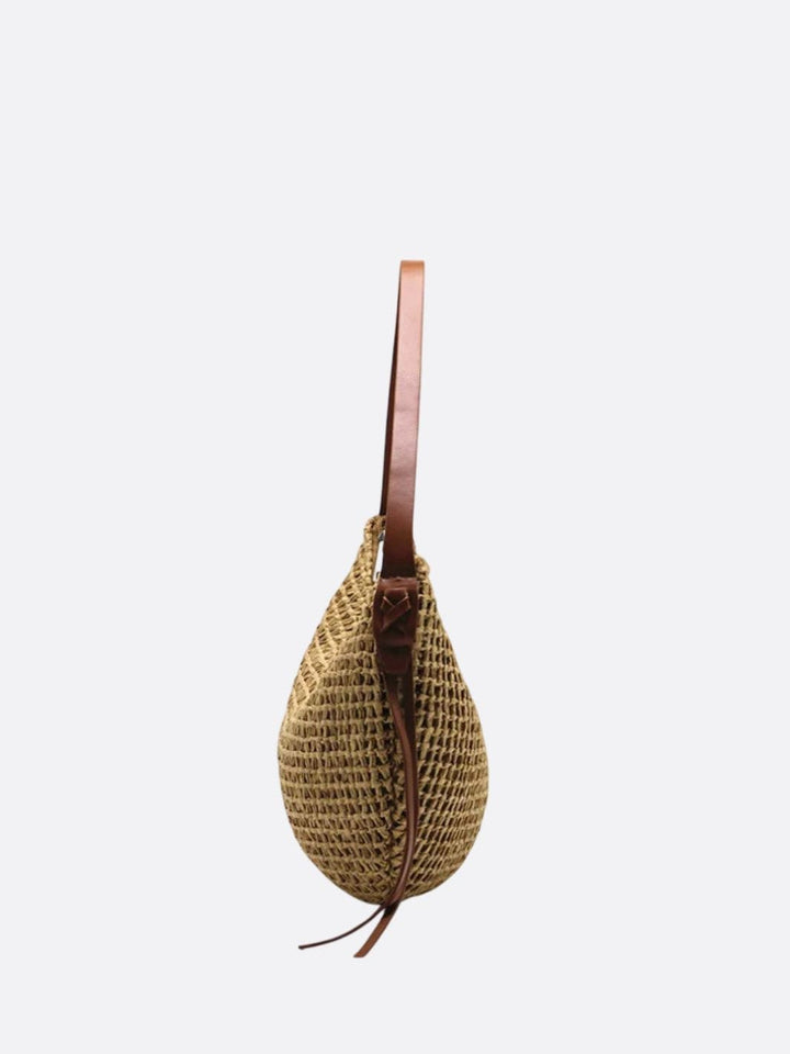 Bolso hobo de paja 